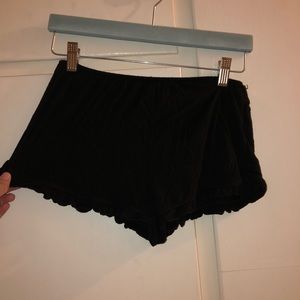 Black Flowy shorts from Brandy Melville!